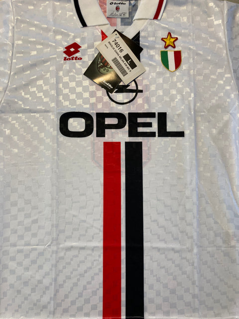 Store Shirt • AC Milan • 1996 • Lotto • Away • #9 • George Weah • Size L • Player Spec • BNWT 