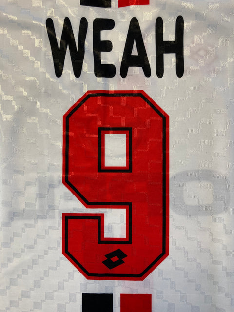 Store Shirt • AC Milan • 1996 • Lotto • Away • #9 • George Weah • Size L • Player Spec • BNWT 
