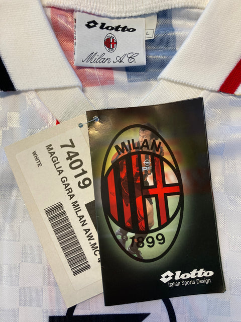 Store Shirt • AC Milan • 1996 • Lotto • Away • #4 • Demetrio Albertini • Size L • Player Spec • BNWT 