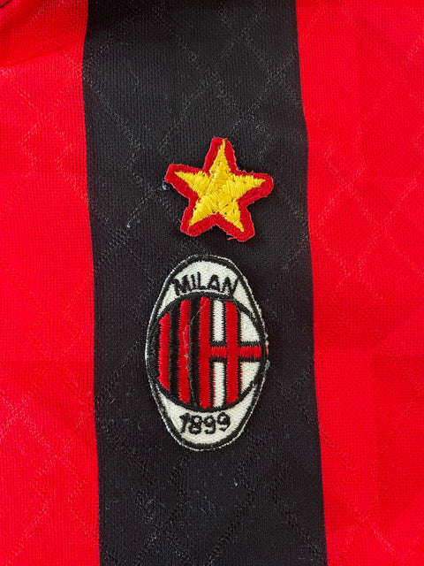 Store Shirt • AC Milan • 1995 • Lotto • Home • #3 • Paolo Maldini • Size XL 