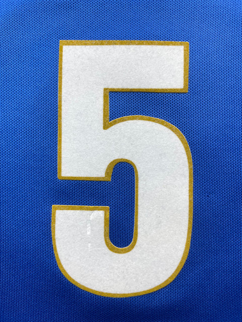Match Shirt • National • Italia • 1996 • Nike • Home • #5 • Fabio Cannavaro • vs Russia