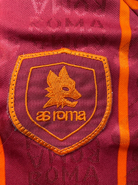Match Shirt • Club • Roma • 1996 • Asics • Home • #24 • Marco Delvecchio • Match Worn
