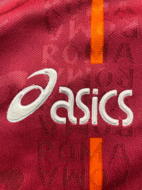 Match Shirt • Club • Roma • 1996 • Asics • Home • #24 • Marco Delvecchio • Match Worn