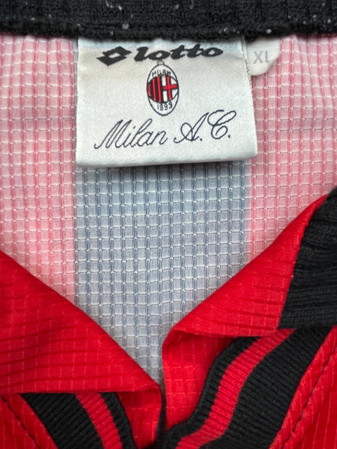Store Shirt • AC Milan • 1997 • Lotto • Home • Alessandro Costacurta • Size XL