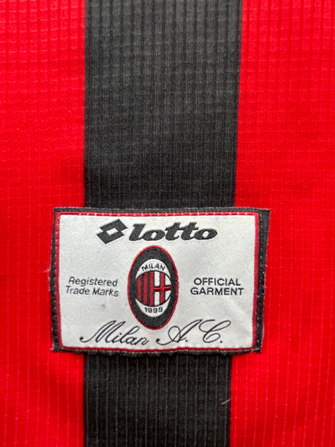 Store Shirt • AC Milan • 1997 • Lotto • Home • Alessandro Costacurta • Size XL