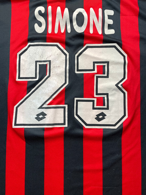Store Shirt • AC Milan • 1996 • Lotto • Home • Marco Simone