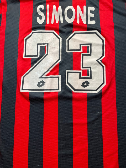 Store Shirt • AC Milan • 1996 • Lotto • Home • Marco Simone