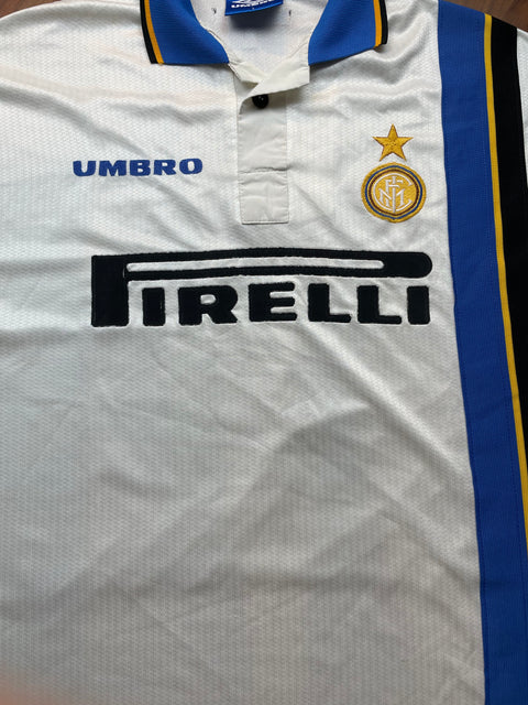 Store Shirt • Inter • 1997 • Umbro • Away • Ronaldo • Size L