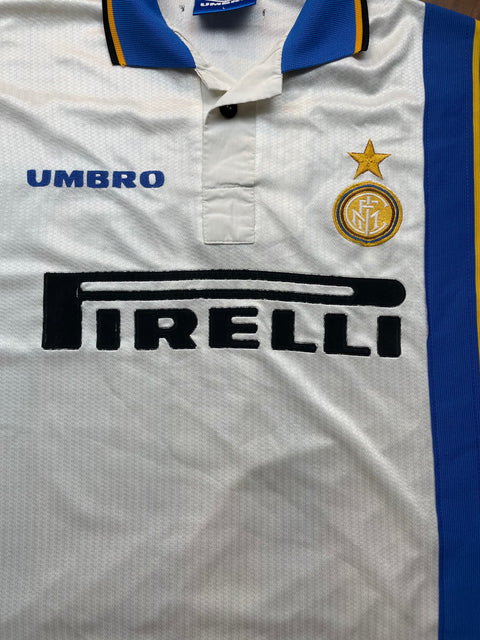 Store Shirt • Inter • 1997 • Umbro • Away • Ronaldo • Size L