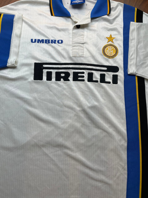 Store Shirt • Inter • 1997 • Umbro • Away • Ronaldo • Size L