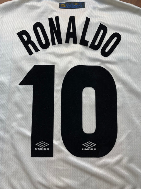Store Shirt • Inter • 1997 • Umbro • Away • Ronaldo • Size L