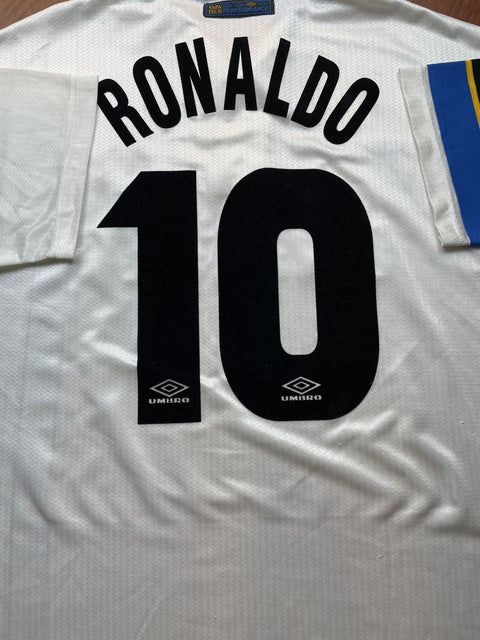 Store Shirt • Inter • 1997 • Umbro • Away • Ronaldo • Size L