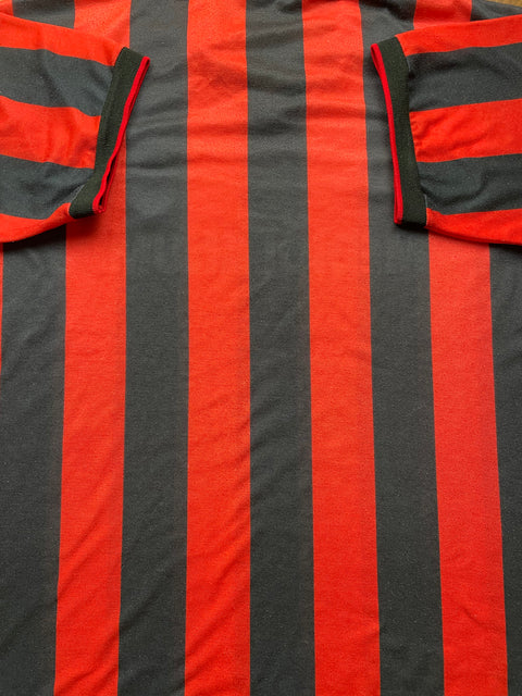 Store Shirt • AC Milan • 1990 • Adidas • Home • Size XL • Nido d'Ape • Player Issue