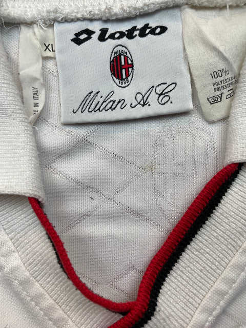 Match Shirt • Club • AC Milan • 1993 • Lotto • Away • #10 • Brian Laudrup • Match Worn