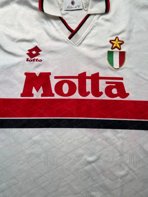 Match Shirt • Club • AC Milan • 1993 • Lotto • Away • #10 • Brian Laudrup • Match Worn