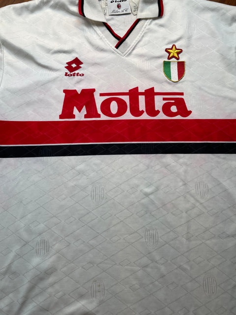 Match Shirt • Club • AC Milan • 1993 • Lotto • Away • #10 • Brian Laudrup • Match Worn