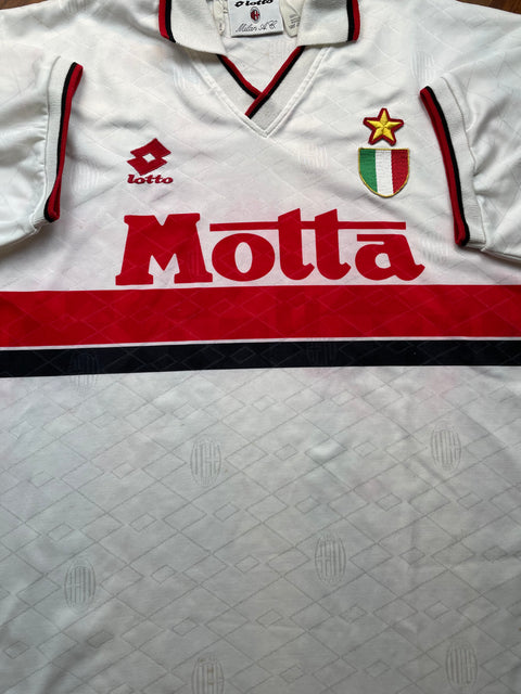 Match Shirt • Club • AC Milan • 1993 • Lotto • Away • #10 • Brian Laudrup • Match Worn