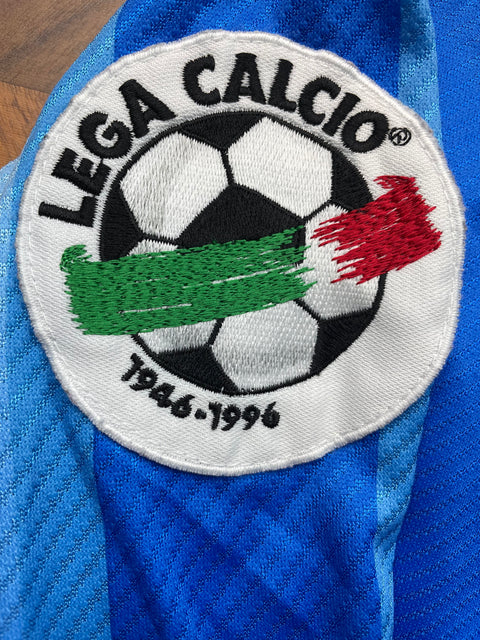 Match Shirt • Club • Napoli • 1996 • Lotto • Home • #9 • Massimiliano Esposito • Match Worn