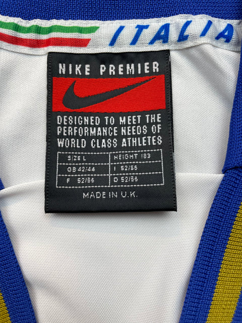 Match Shirt • National • Italia • 1996 • Nike • Home • #8 • Roberto Mussi • Match Prepared