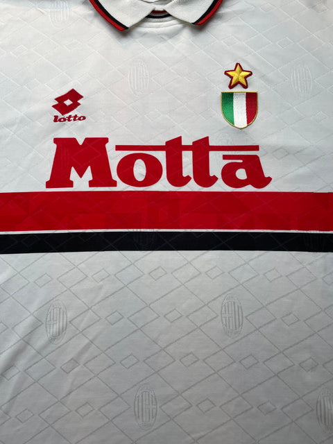 Match Shirt • Club • AC Milan • 1993 • Lotto • Away • #3 • Paolo Maldini • Match Worn