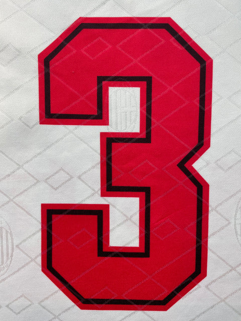 Match Shirt • Club • AC Milan • 1993 • Lotto • Away • #3 • Paolo Maldini • Match Worn