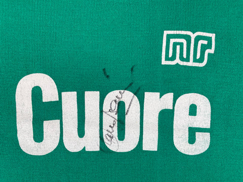 Player Issue Training | AC Milan | 1983 | Franco Baresi | Ennerre Training Top | Signed