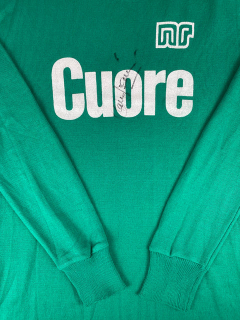 Player Issue Training | AC Milan | 1983 | Franco Baresi | Ennerre Training Top | Signed