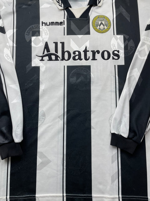 Match Shirt • Club • Udinese • 1995 • Hummel • Home • #10 • Giovanni Stroppa • Match Worn