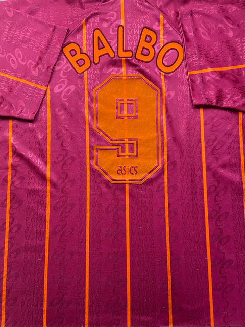 Store Shirt • Roma • 1996 • Asics • Abel Balbo • Size L