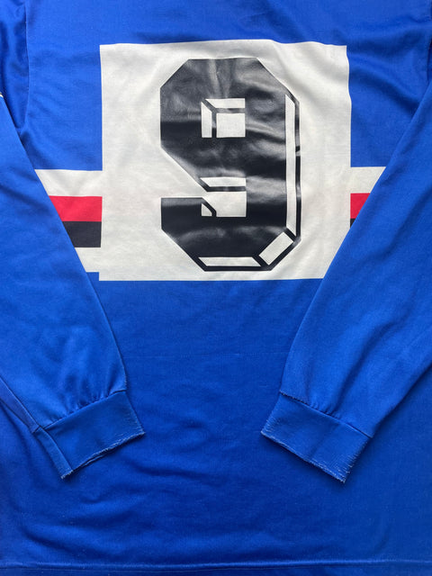 Store Shirt • Sampdoria • 1988 • Kappa • #9 • Gianluca Vialli • Size L
