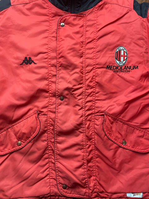 Player Issue Training • AC Milan • 1988 • Kappa Bench Coat • Size XL