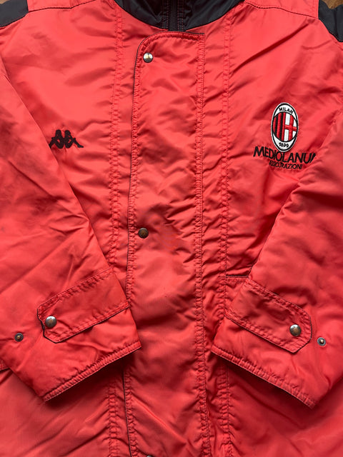 Player Issue Training • AC Milan • 1988 • Kappa Bench Coat • Size XL
