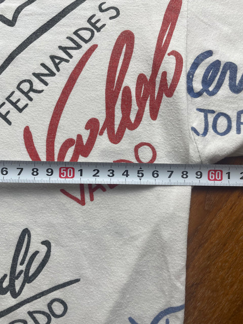 T-Shirt • 1994 • Ligue Un • PSG • Official Team Signature T-Shirt - Size XL