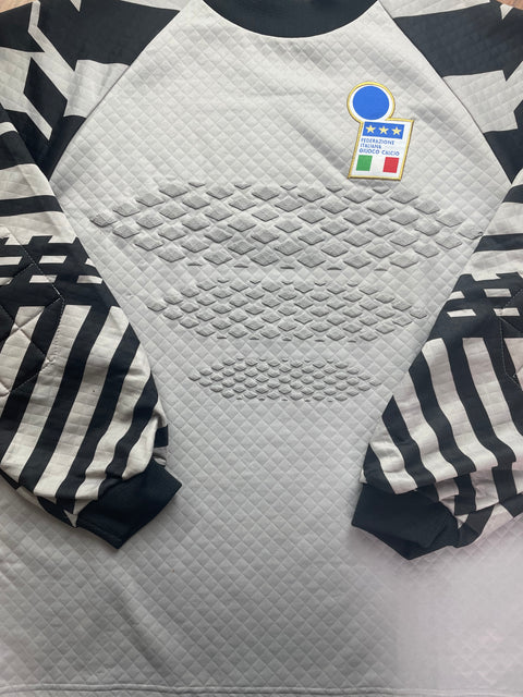 Match Shirt • National • Italia • 1995 • Nike • Keeper • #1 • Angelo Peruzzi • Euro 96 Qualifiers