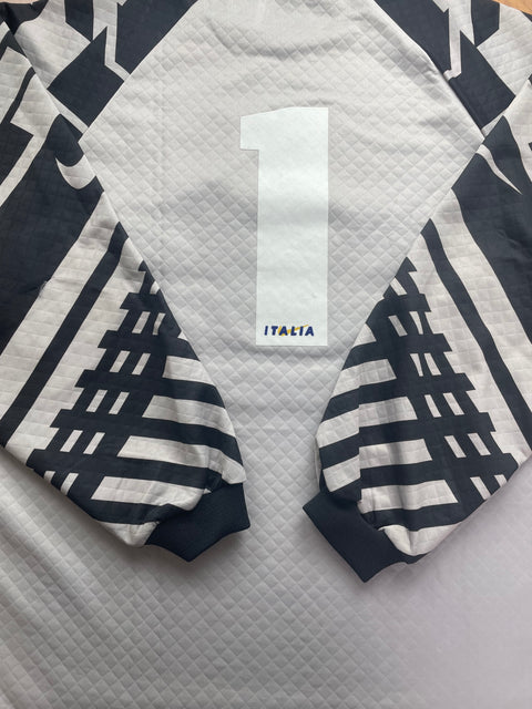 Match Shirt • National • Italia • 1995 • Nike • Keeper • #1 • Angelo Peruzzi • Euro 96 Qualifiers