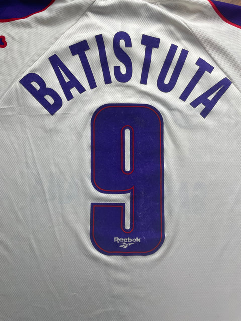 Store Shirt • Fiorentina • 1995 • Reebok • Away • Gabriel Batistuta • Size XL
