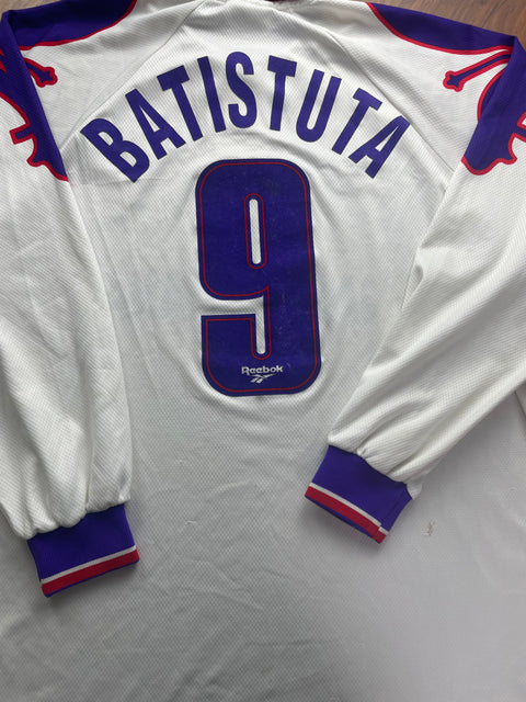 Store Shirt • Fiorentina • 1995 • Reebok • Away • Gabriel Batistuta • Size XL