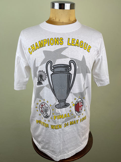 T-Shirt | 1995 | Champions League | AC Milan vs Ajax | Bootleg T-Shirt