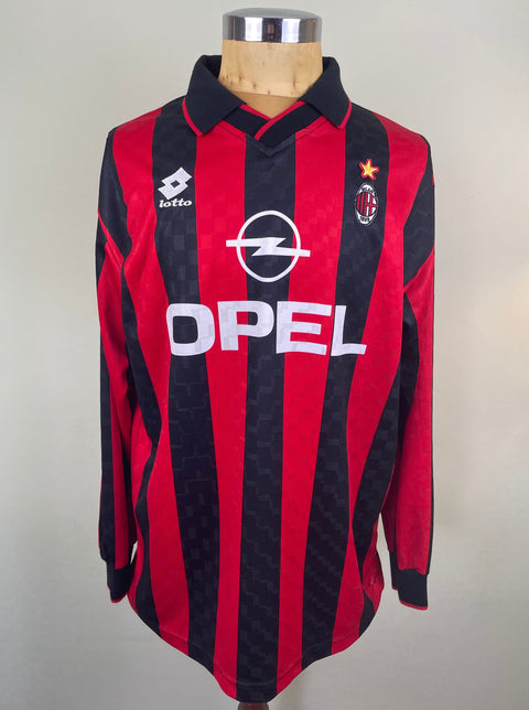 Jersey | Club | AC Milan | 1995 | Paolo Maldini | Matchworn