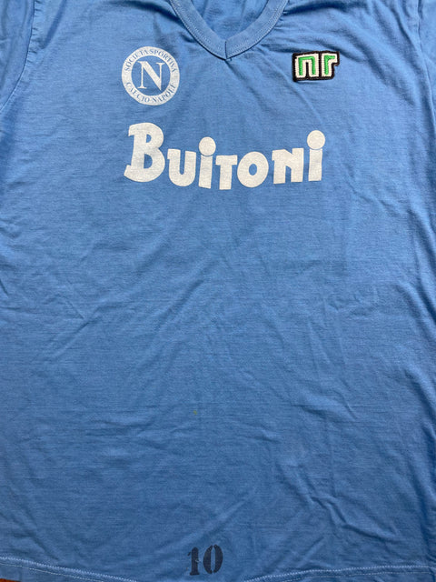 Player Issue Training • Napoli • 1986 • Diego Maradona • Ennerre Training Top 