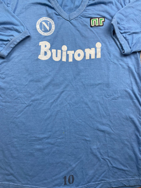 Player Issue Training • Napoli • 1986 • Diego Maradona • Ennerre Training Top 