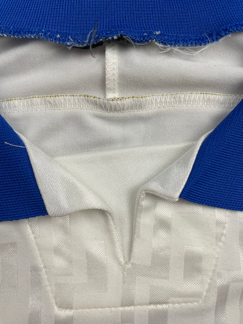 Match Shirt • National • Italia • 1995 • Nike • Away • #6 • Lorenzo Minotti • vs Ukraine • Euro 96 Qualifiers 