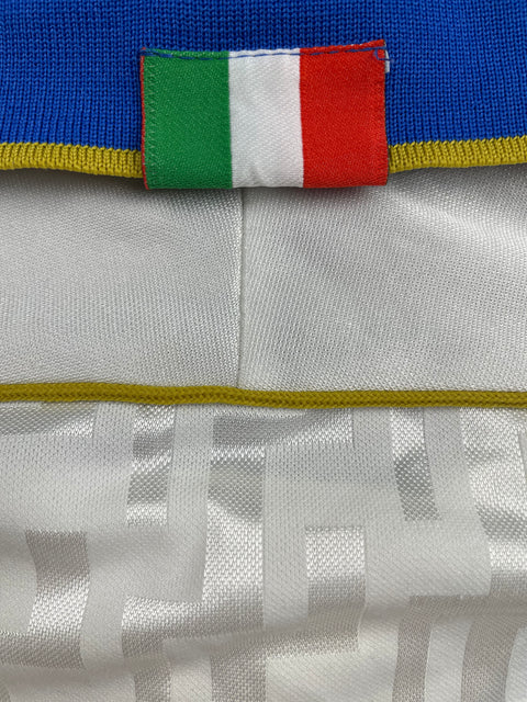 Match Shirt • National • Italia • 1995 • Nike • Away • #6 • Lorenzo Minotti • vs Ukraine • Euro 96 Qualifiers 