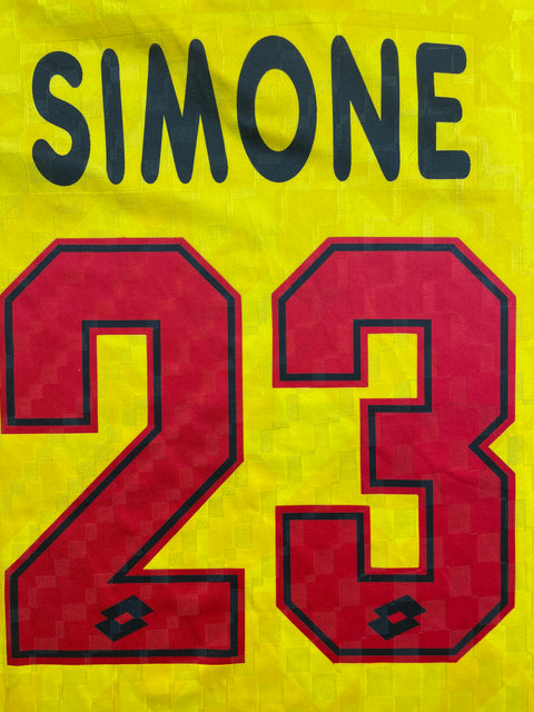 Match Shirt • Club • AC Milan • 1995 • Lotto • Third • #23 • Marco Simone • Match Prepared 
