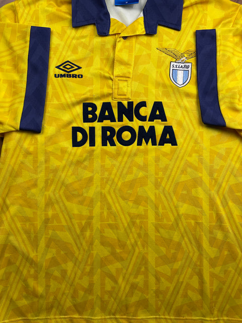 Store Shirt • Lazio • 1993 • Umbro • Away • Size M 