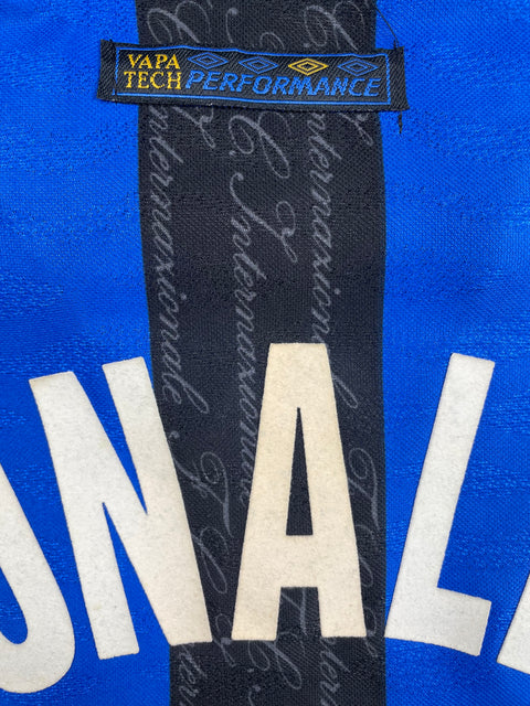 Store Shirt • Inter Milan • 1997 • Umbro • Home • Ronaldo • Size XL 