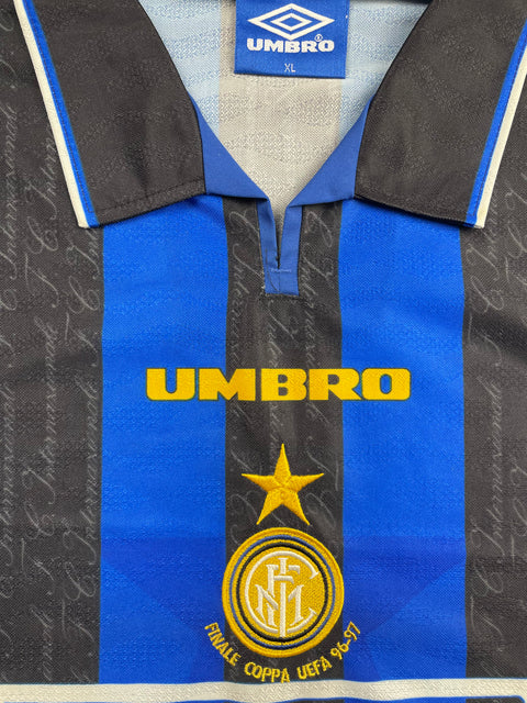 Store Shirt • Inter Milan • 1996 • Umbro • Home • UEFA Cup Final Version • Size XL 