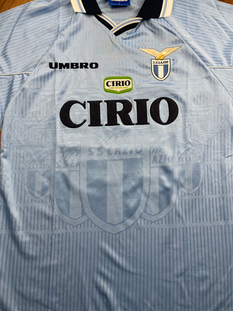 Store Shirt • Lazio • 1997 • Umbro • Home • Roberto Mancini • Size XL 