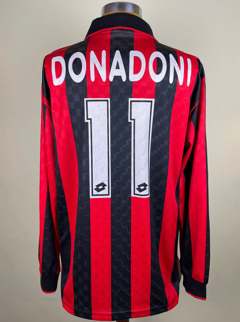 Jersey | Club | AC Milan | 1995 | Roberto Donadoni | Matchworn