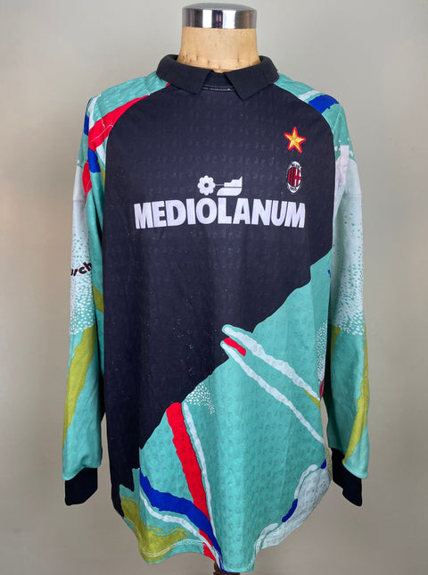 Match Shirt • Club • AC Milan • 1991 • Uhlsport • Keeper • #1 • Francesco Antonioli • vs Torino